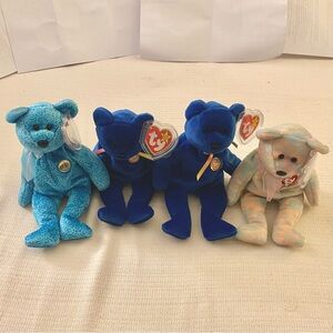 TY Original Beanie Babies Specialty Bears - Club, 15 Years, Peoples Beanie One 1